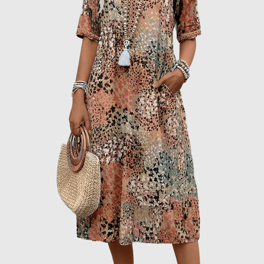Skyler Ocean Breeze Midi Dress