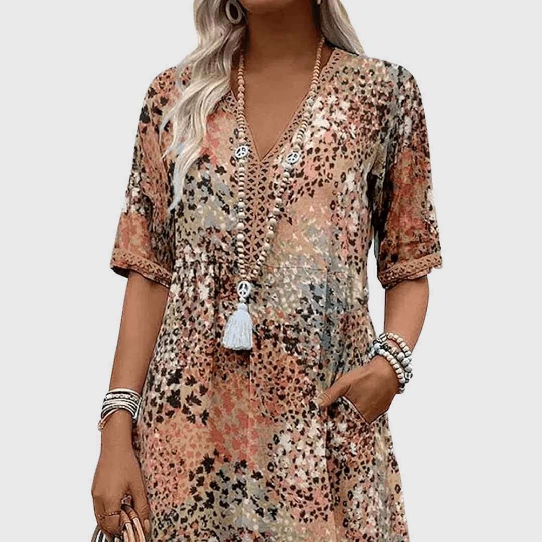 Skyler Ocean Breeze Midi Dress