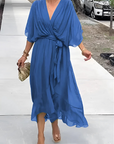 Lori™ - Tijdloze Wrap Midi Jurk