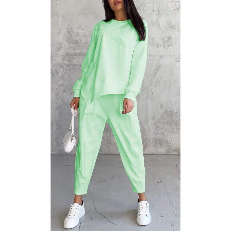Dames Sweatshirt &amp; Broek Set met Lange Mouwen