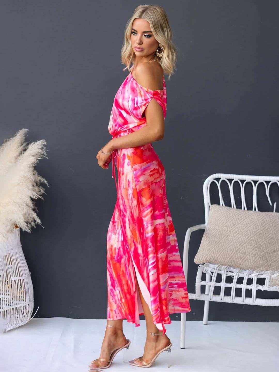 ILANYA Maxi Jurk met Bloemenprint