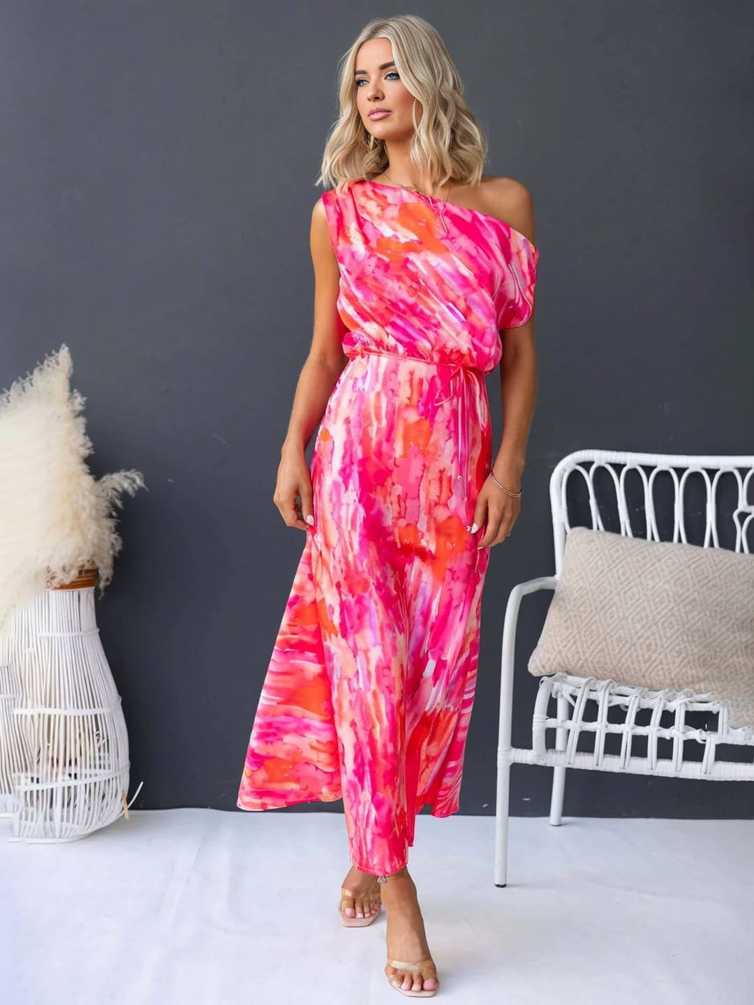 ILANYA Maxi Jurk met Bloemenprint