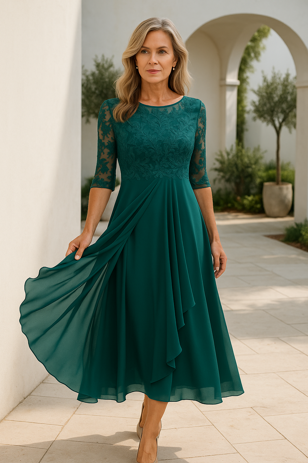 Nola - Chic Elegance Maxi Jurk