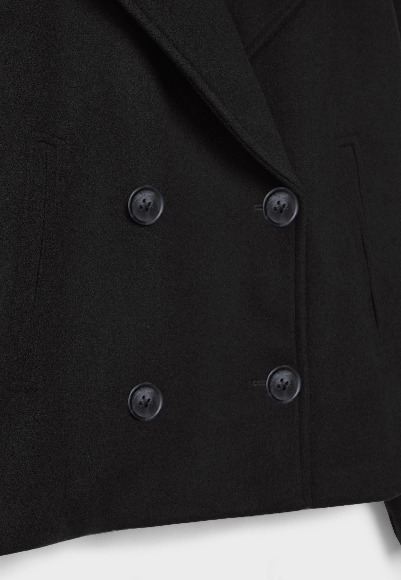 Indy - Stylish Short Double-Breasted Coat