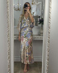 Céline Satijn-Ensemble – Romantische Bloemenprint & Elegant Silhouet