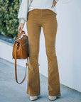 Maureen | hoge taille flare broek voor dames