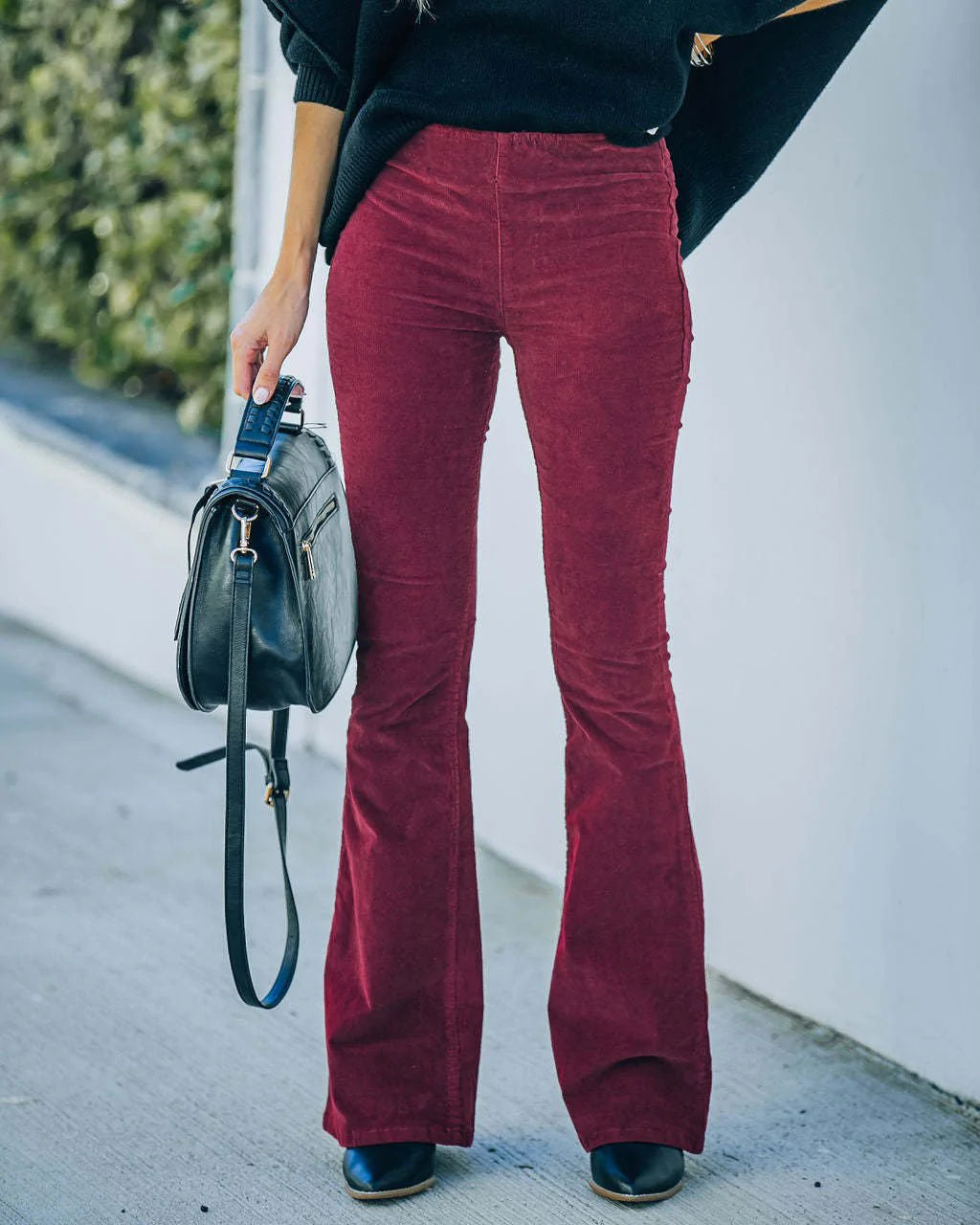 Maureen | hoge taille flare broek voor dames