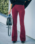Maureen | hoge taille flare broek voor dames