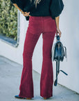 Maureen | hoge taille flare broek voor dames