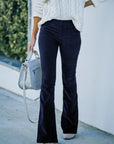 Maureen | hoge taille flare broek voor dames
