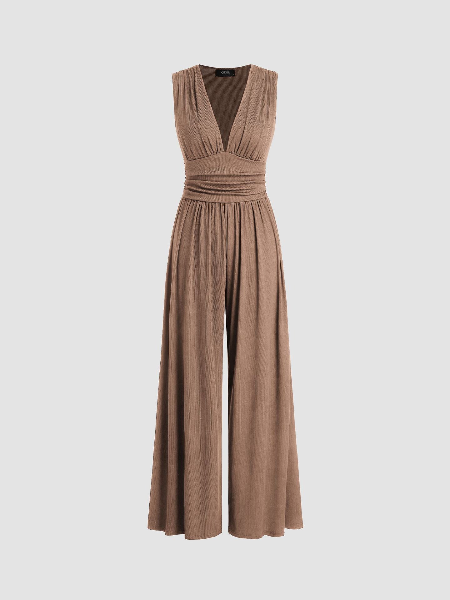 CHARITY - Elegante Mouwloze Wide-Leg Jumpsuit