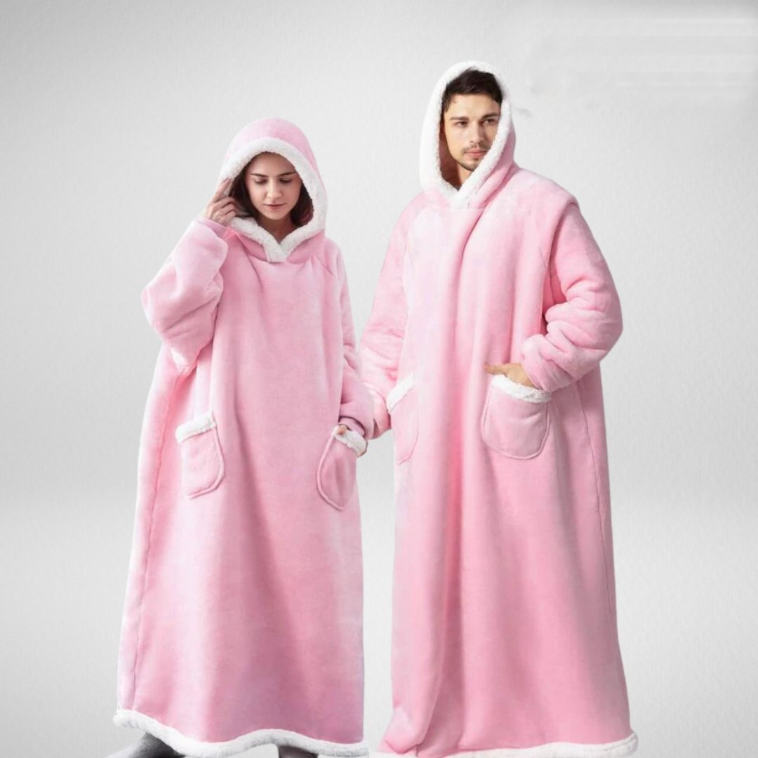 Ruime Hoodie Deken met Warme Fleece Voering