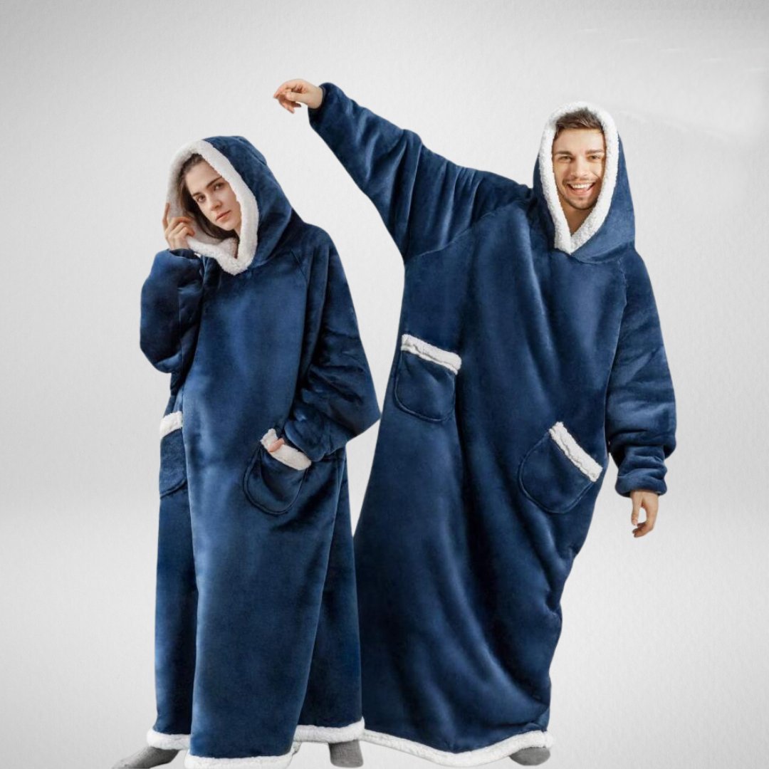 Ruime Hoodie Deken met Warme Fleece Voering