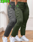 Dames Tweedelige Werkbroek Set met Trekkoord