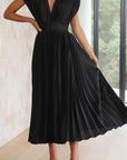 Maria™ - Elegante Geplooide Maxi Jurk