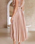 Maria™ - Elegante Geplooide Maxi Jurk