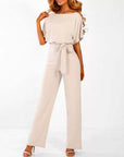 Elijah™ - Wijde Jumpsuit met Riem