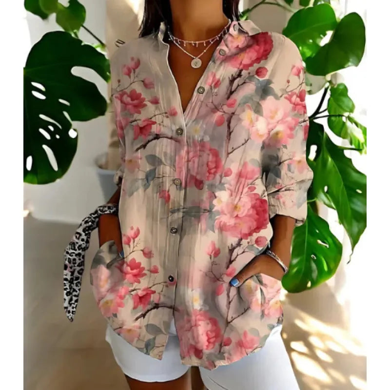 Christine™ | Elegante Blouse met Bloemenprint