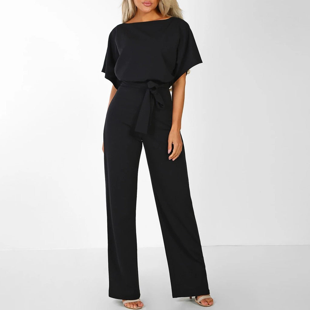 Elijah™ - Wijde Jumpsuit met Riem