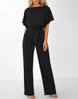Elijah™ - Wijde Jumpsuit met Riem