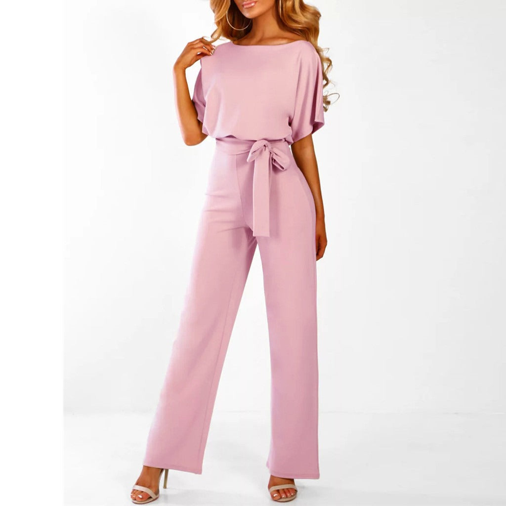 Elijah™ - Wijde Jumpsuit met Riem