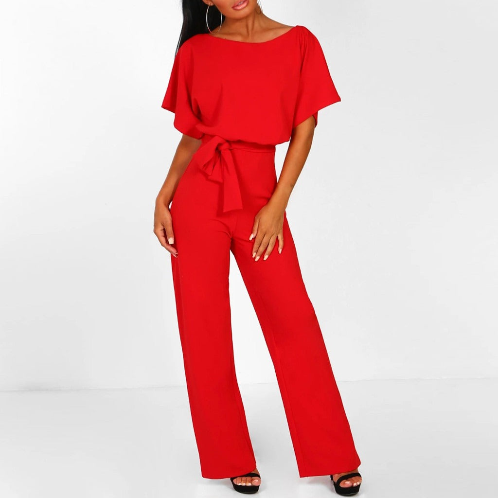 Elijah™ - Wijde Jumpsuit met Riem