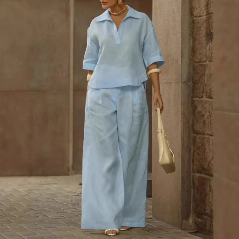 Elena Tijdloze Elegante Tweedelige Combinatie