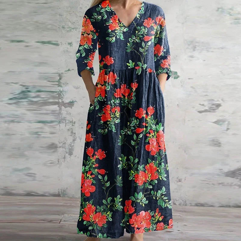 Kristen™ - Elegante Retro Maxi Jurk