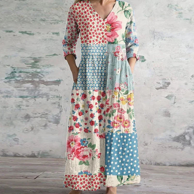 Kristen™ - Elegante Retro Maxi Jurk