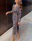 Julie™ - Dames Lange Mouw Maxi Jurk
