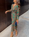Julie™ - Dames Lange Mouw Maxi Jurk