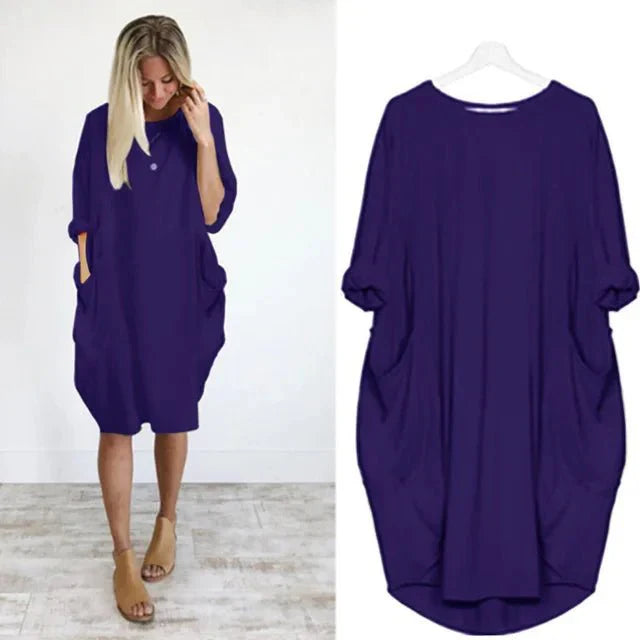 Gina™ - Elegante Jurk met Zakken