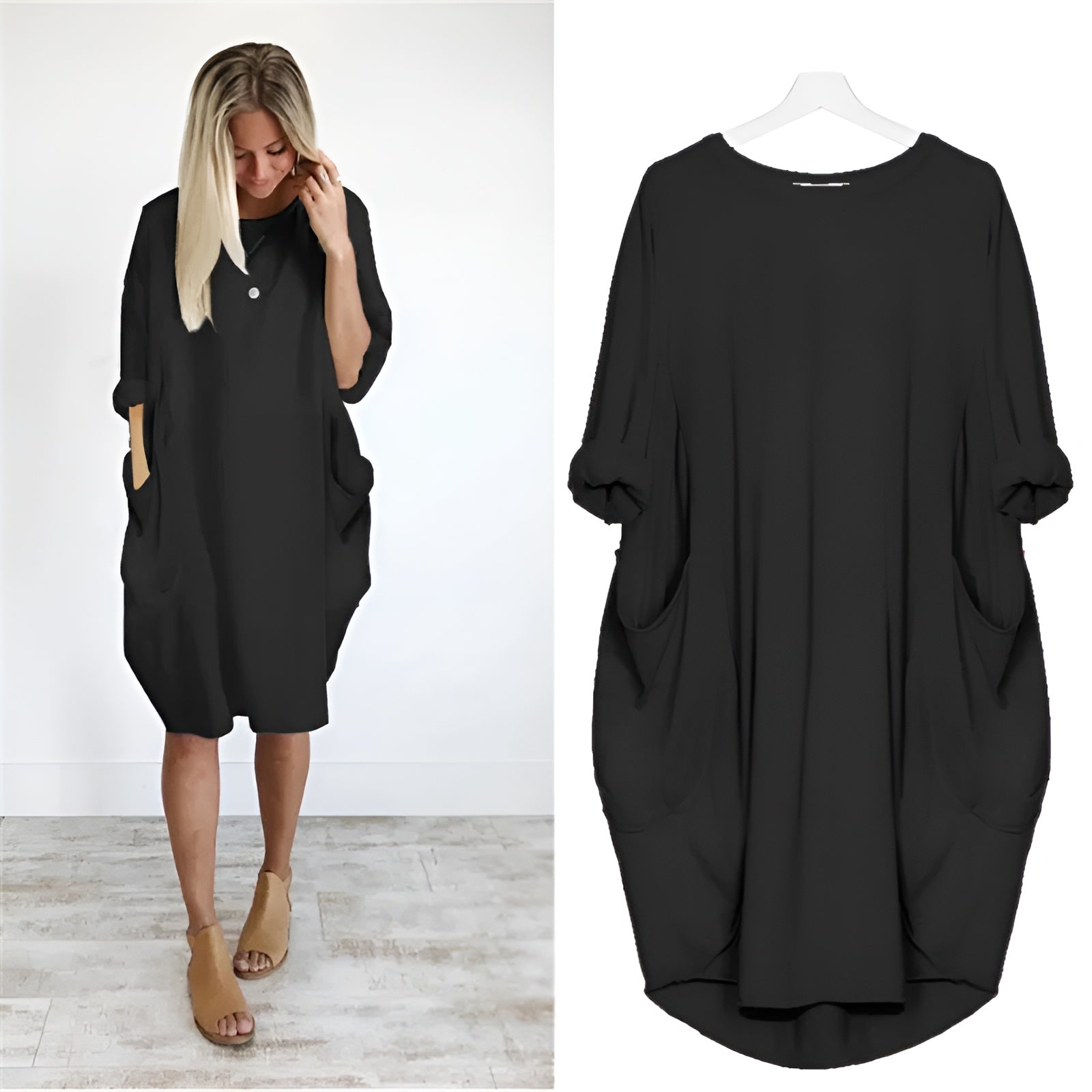 Gina™ - Elegante Jurk met Zakken