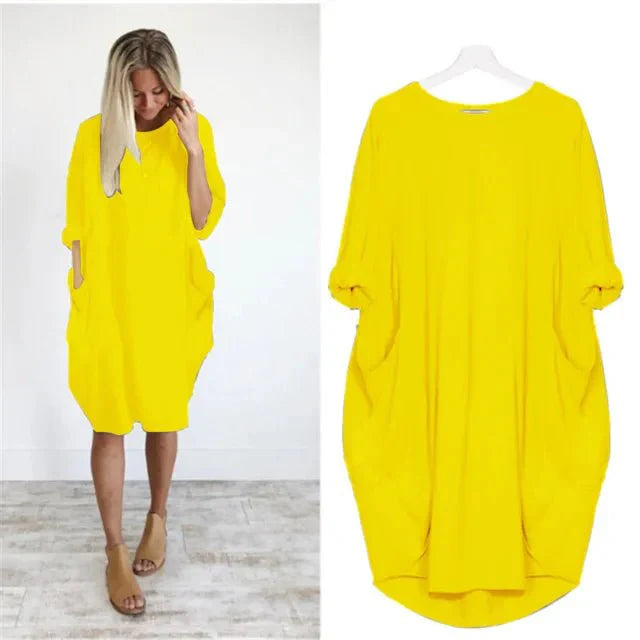 Gina™ - Elegante Jurk met Zakken