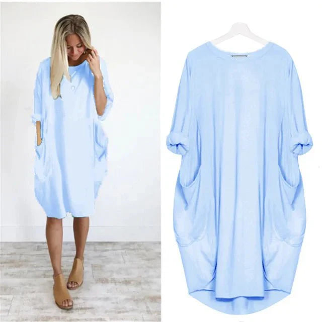 Gina™ - Elegante Jurk met Zakken