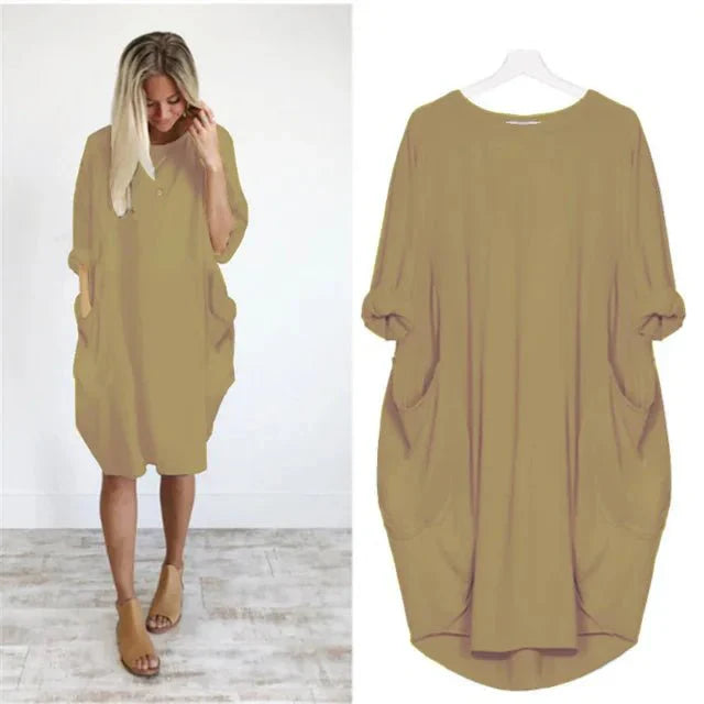 Gina™ - Elegante Jurk met Zakken
