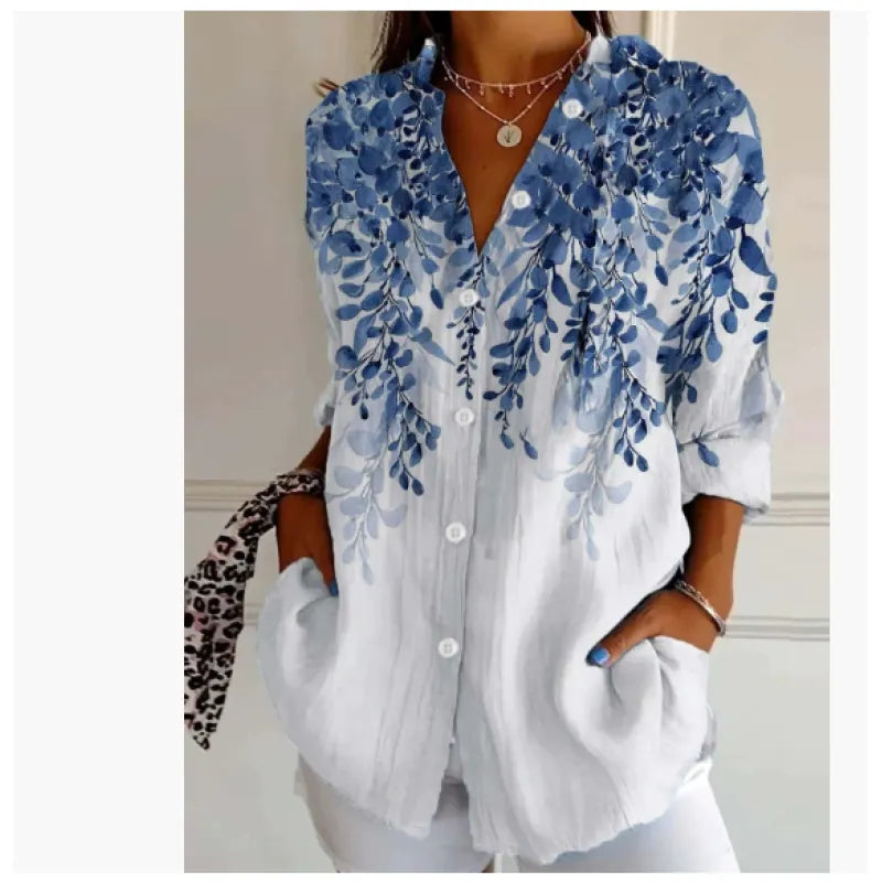 Christine™ | Elegante Blouse met Bloemenprint