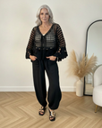 Candice Gehaakte Cardigan