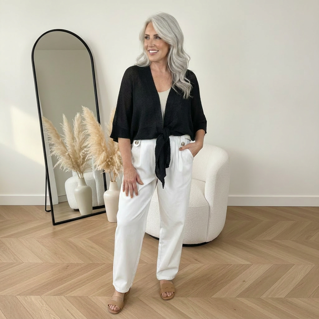 Tyler Strik Vest met Strikdetail