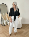 Tyler Strik Vest met Strikdetail