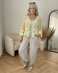 Candice Gehaakte Cardigan