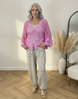 Candice Gehaakte Cardigan