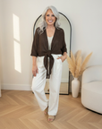 Tyler Strik Vest met Strikdetail