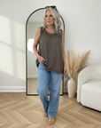 Harriet Katoenen Zomertop met Strik detail