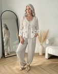 Candice Gehaakte Cardigan
