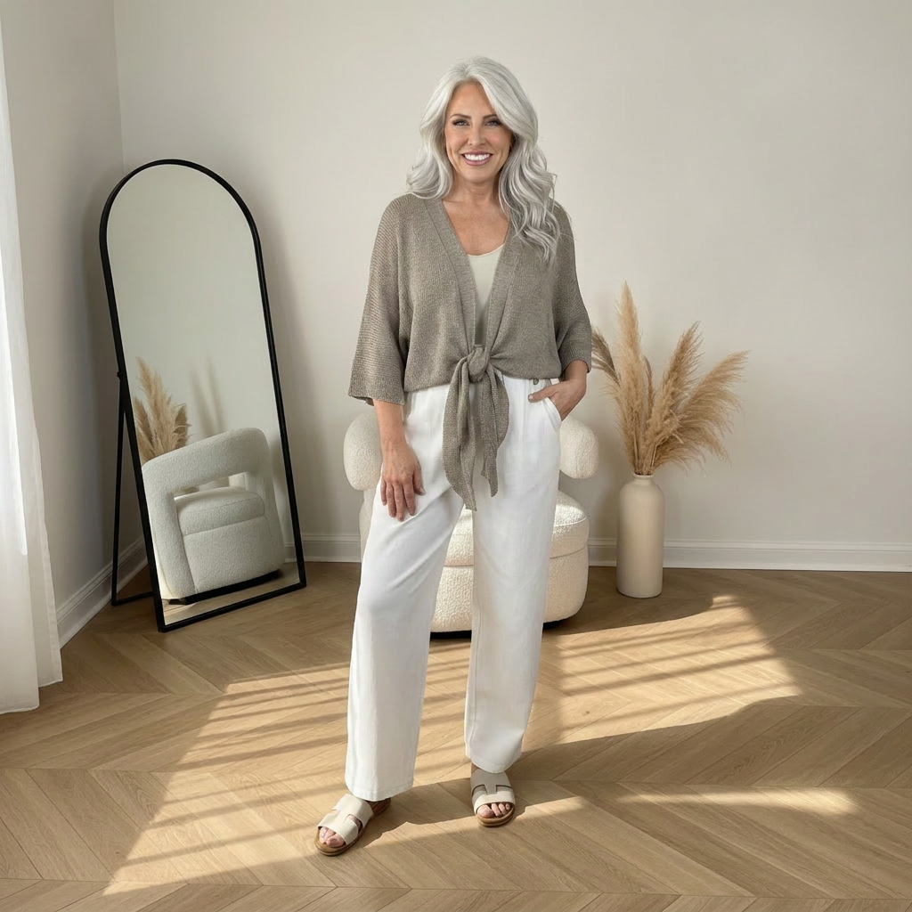 Tyler Strik Vest met Strikdetail