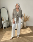 Tyler Strik Vest met Strikdetail