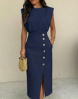 Aspen™ - Moeiteloos Charmante Midi Jurk