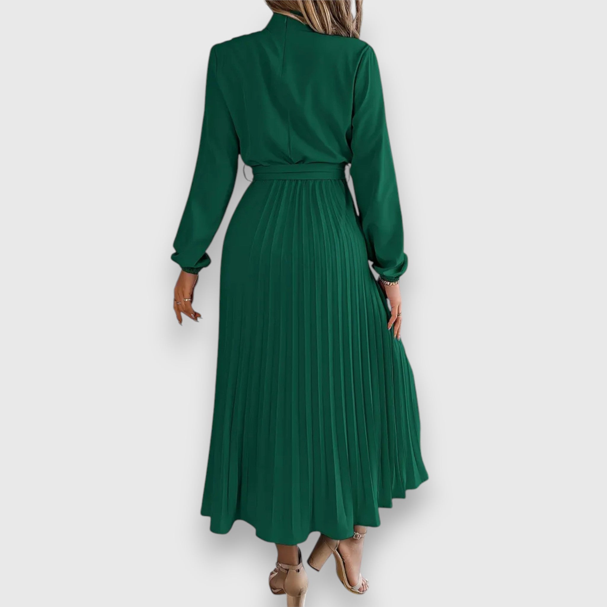 Rebecca™ | Elegante Geplisseerde Midi Jurk