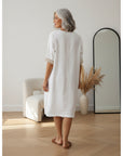 Gehaakte Droom Jurk - Bohemian Elegantie — back view